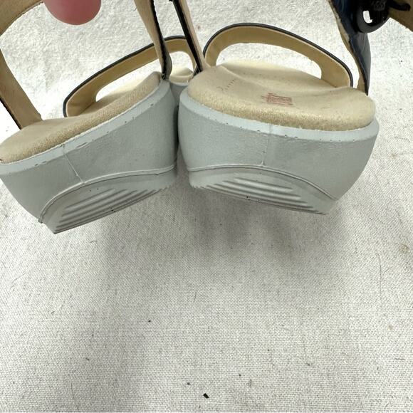 Hotter‎ Tropic navy classic two-part comfort sandal Euro Size 41.5 US Size 9.5 - Picture 12 of 12